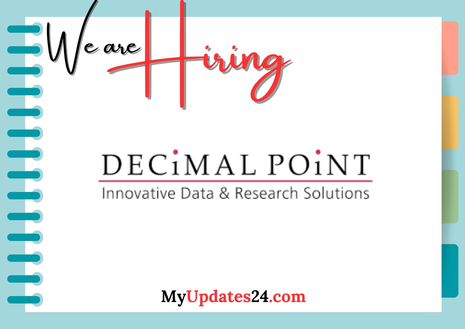 Decimal Point Analytics HR Internship 2024 Stipend Rs. 10,000Month - Apply by 1st September