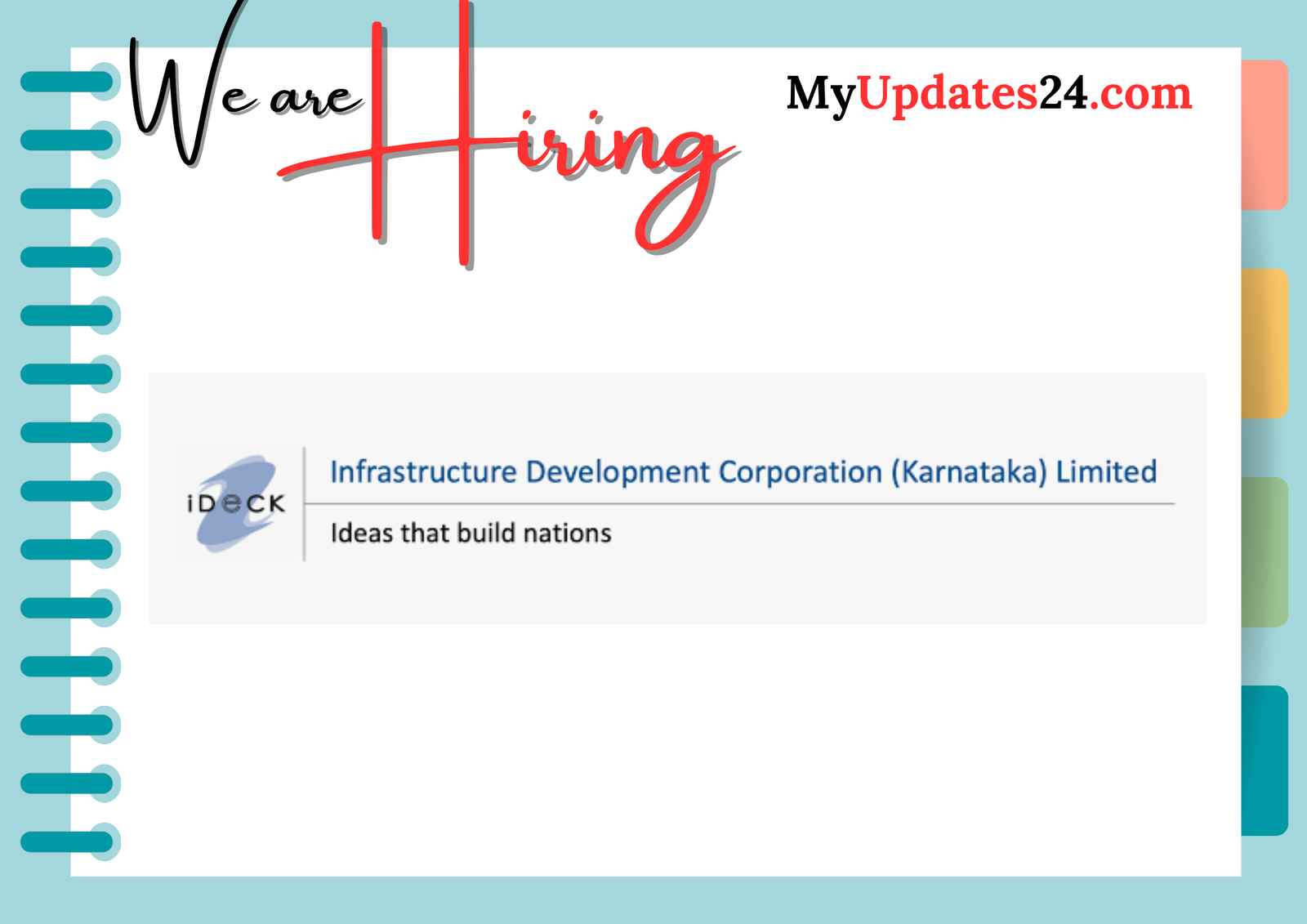 Infrastructure Development Corporation (Karnataka) Limited Finance Internship 2024 ₹10,000Month StipendInfrastructure Development Corporation (Karnataka) Limited Finance Internship 2024 ₹10,000Month Stipend