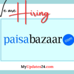 Paisabazaar Internship 2024; Stipend Rs.20,000 / Month: Apply Now