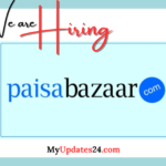 Paisabazaar Talent Acquisition Internship 2024: Earn ₹18,000-₹20,000/Month – Apply NowPaisabazaar Talent Acquisition Internship 2024: Earn ₹18,000-₹20,000/Month – Apply Now