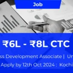 Business Development Associate Job at Unityque Fresher Jobs ₹6L - ₹8L CTC