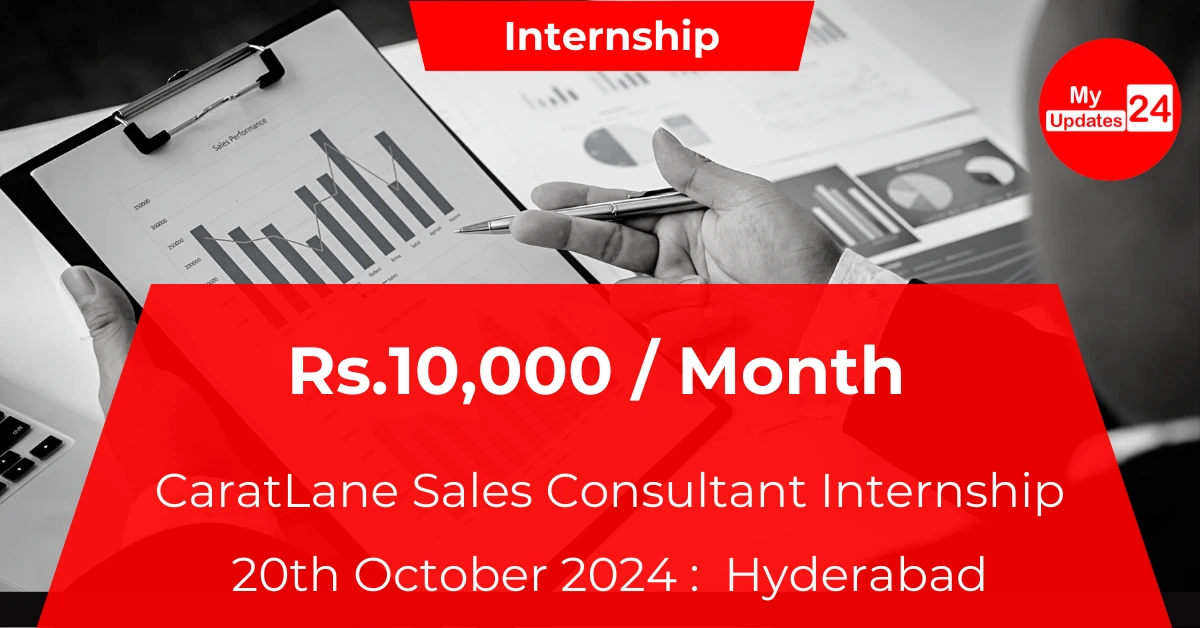 CaratLane Sales Consultant Internship 2024 ₹10,000 Stipend Apply by 20th Oct