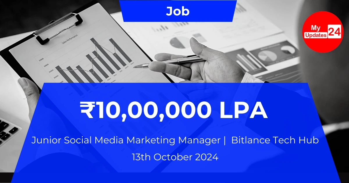 Junior Social Media Marketing Manager at Bitlance Tech Hub Remote Job ₹10 LPA 1-5 Years Experience