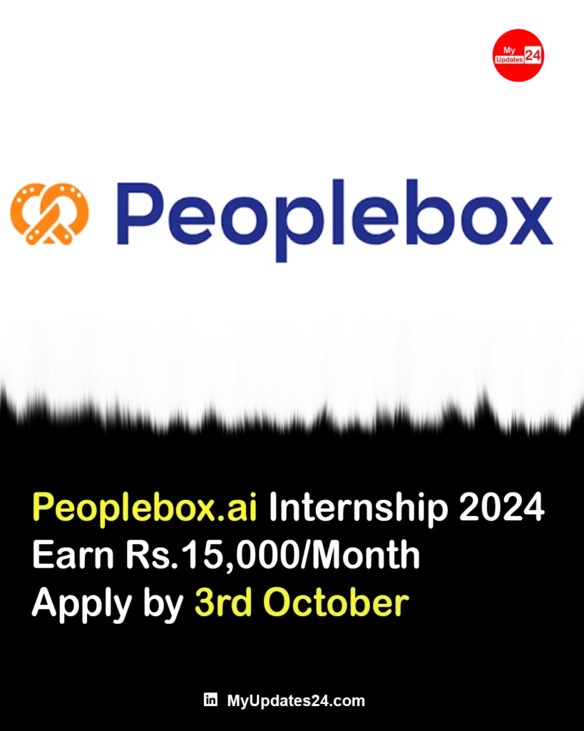 Peoplebox.ai Internship 2024 Rs. 15,000Month Stipend in Bangalore