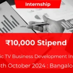 Republic TV Business Development Internship 2024 ₹10,000 Stipend Apply by 6th Oct