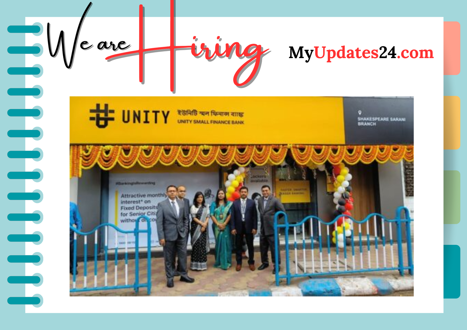 Unity Small Finance Bank Internship; Stipend Rs.12,000 / Month: Apply By 2nd October