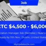 Administration Manager Job (Remote) Nuanced Media (Dublin, United States) CTC $4,500 - $6,000