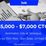 Animator Job at Sinequa (Work from Home) $5,000 - $7,000 CTC ; San Jose, United States