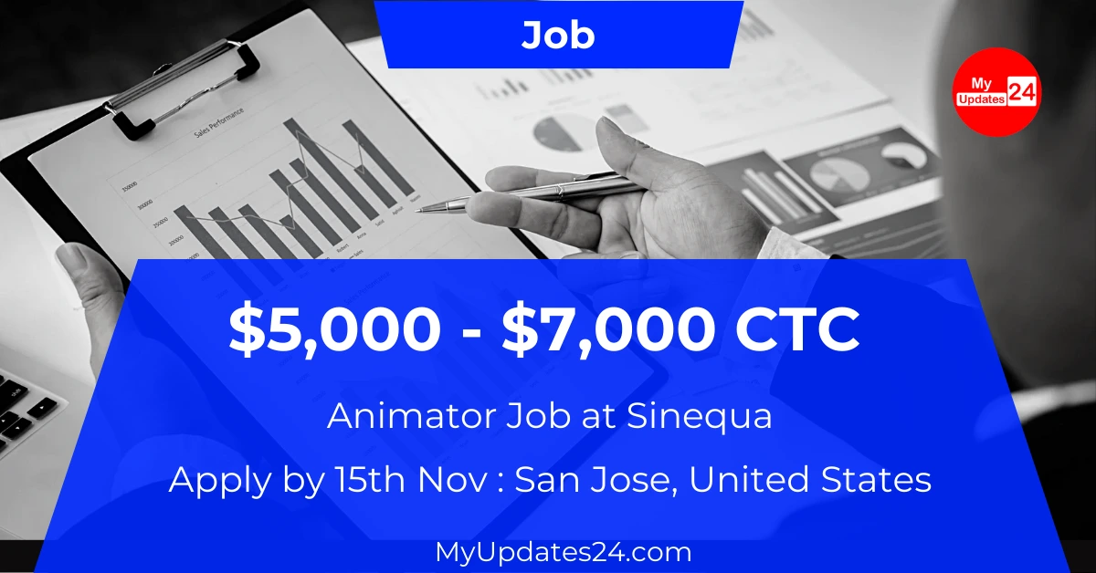 Animator Job at Sinequa (Work from Home) $5,000 - $7,000 CTC ; San Jose, United States