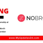 Data Operator Internship at NoBroker 2024 Stipend ₹12,000Month Apply by 21st November