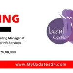 Digital Marketing Manager at Talent Corner HR Services (Mumbai) Annual CTC ₹5,00,000 Apply Now