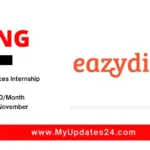 Human Resources Internship at EazyDiner 2024 Stipend ₹10,000Month Apply by 28th November