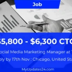 Junior Social Media Marketing Manager at TrackTik (Chicago, United States) $5,800 - $6,300 Work From Home