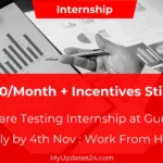 Software Testing Internship Kickstart Your Career with Guni SMS Stipend ₹1,000Month + Incentives