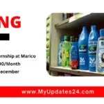 Field Sales Internship at Marico | Stipend ₹10,000/Month | Apply By 6th Dec