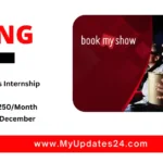 Finance Events Internship at BookMyShow | Stipend Rs.11,250/Month | Apply by 25th December