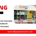 FirstCry Human Resources Internship 2024 Stipend ₹5,000Month Apply By 15th December