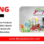 Godrej Consumer Products Internship; Stipend Rs.10,000 Month; PPO Package – Rs.8.5 LPA Apply By 25th December