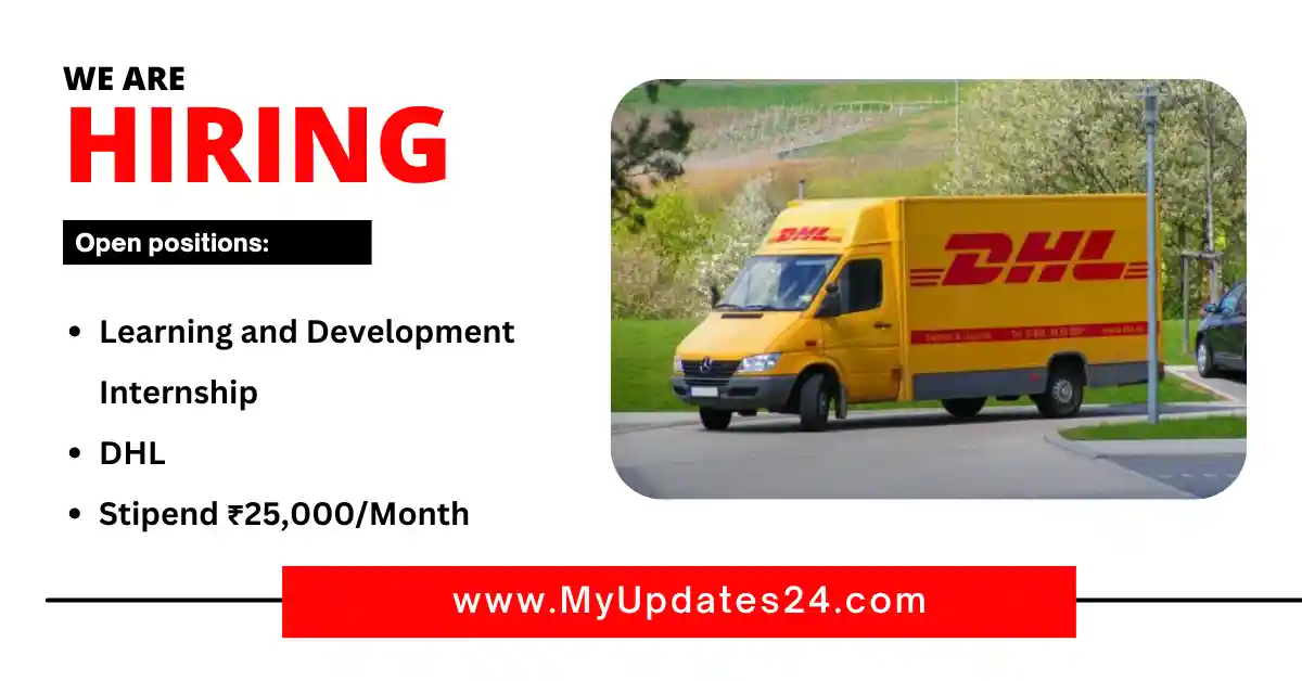 Learning and Development Internship at DHL Stipend ₹25,000Month