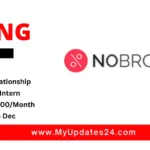 NoBroker Customer Relationship Management Internship 2024 Stipend ₹15,000Month Apply By 19th Dec