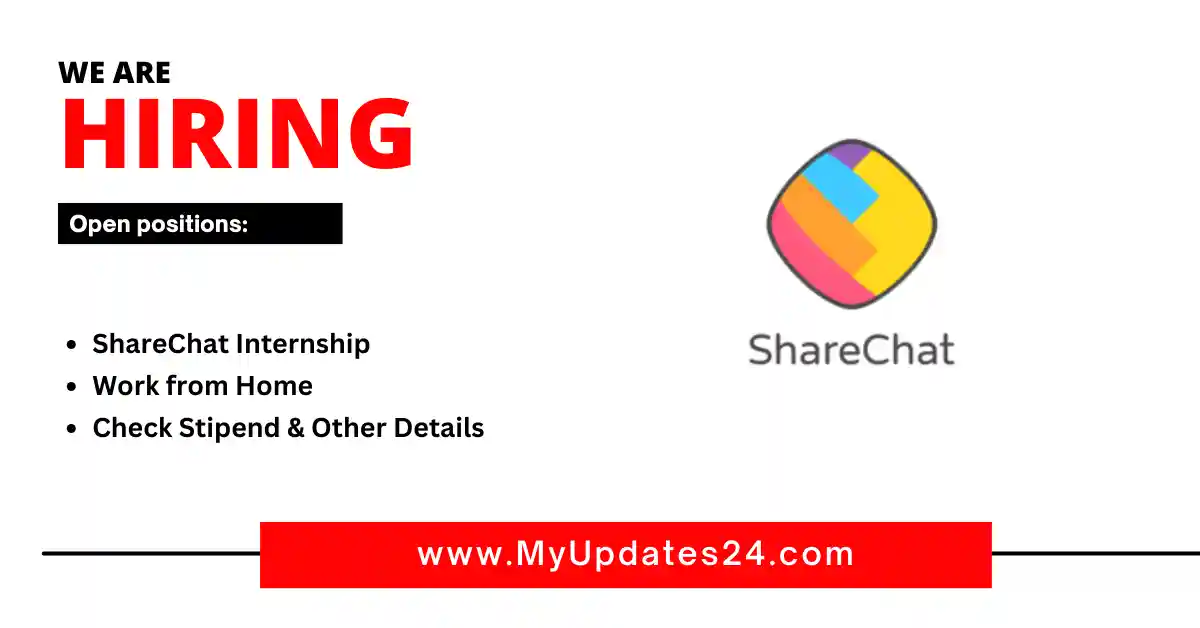 ShareChat Internship 2024 Work from Home Check Stipend & Other Details Apply Now