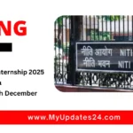 NITI Aayog Internship 2025 | Govt. of India | Apply by 10th December