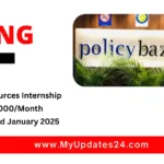 Policybazaar Human Resources Internship Stipend ₹18,000Month Apply By 22nd January 2025